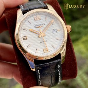 ng h Longines Conquest Classic L2.785.8.76.3 v ng h ng 18k size